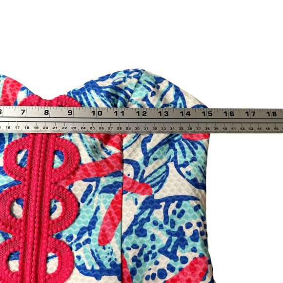 Lilly Pulitzer Angela Maxi Dress Women’s 4 Blue Red She She Shells Grail NWT New - Picture 8 of 9